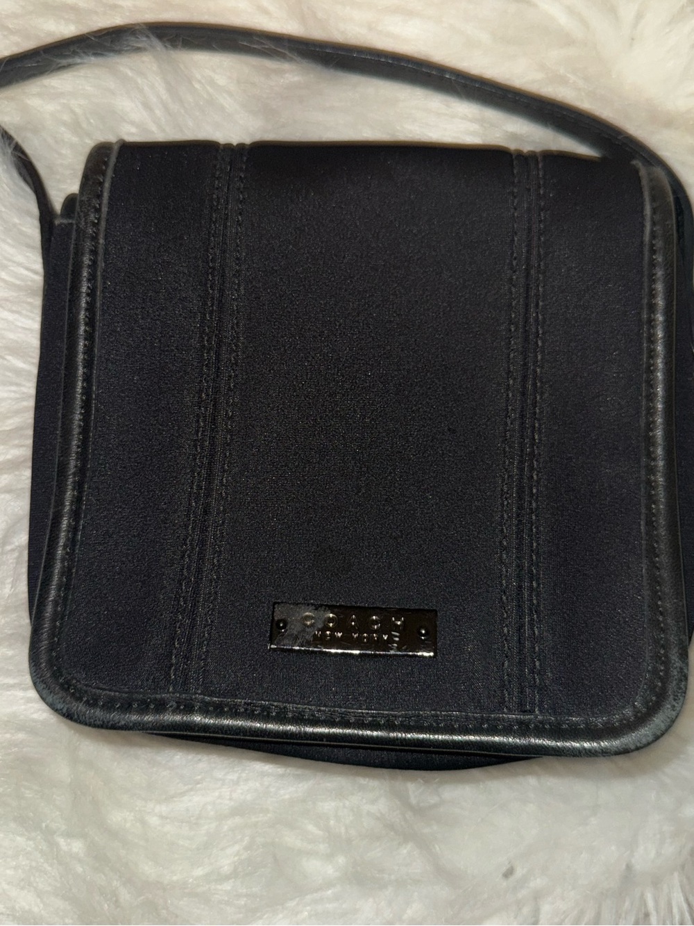 Coach vintage neoprene leather crossbody